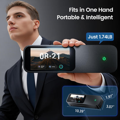 Phomemo M85 Portable Printers Wireless for Travel with Upgraded Touchscreen, Thermal Wireless Inkless Bluetooth Printer, Supports 8.5"x11"US Letter/A4/B5/A5, Compatible with iOS, Android, Windows, Mac