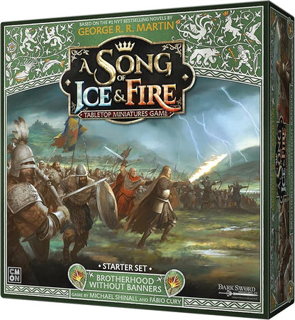 A Song of Ice and Fire Tabletop Miniatures Game Brotherhood Without Banners Starter Set - Strategy Game for Adults Ages 14+ 2+ Players 45-60 Minute Playtime Made by CMON