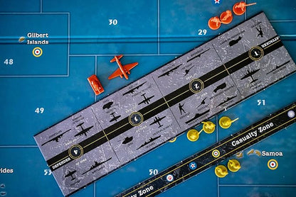 Renegade Game Studios Axis &amp Allies 1940 Pacific Second Edition WWII Strategy Board Game War Miniatures Two to Four Players Ages Fourteen Plus