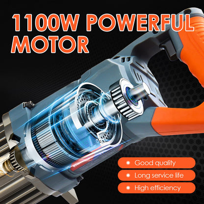 CENTALL 5/8 Inch Electric Rebar Bender 1100 W Hydraulic Rebar Bending Machine Max16 mm Rebar within 2-2.5 s Easy Bending Rebar Steel Bar HRB-16 (Grey + Orange)