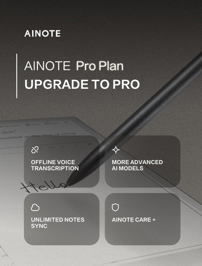 iflytek AINOTE 2, 10.65" E Ink Tablet, 4.2mm Ultra-Thin AI Paper Tablet for Meetings,Digital Notebook with Voice-to-Text, Handwriting Conversion,16-Language Transcription, Ideal for Work & Study