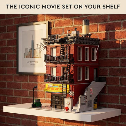 Spider Final vs. Building Set for Adults - MOC Heroes Peter &amp Friends' Apartment House Modular Building with Police Car Deli Grocery for Architecture Collectors Movie Fans Gift (3559 Pcs)