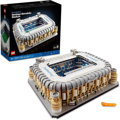 LEGO Icons Real Madrid Santiago Bernabéu Stadium 10299 Building Set - Soccer Field and Model Building Kit for Adults Home and Office Collectible Decor Piece Great Gift Idea for Sports Fans