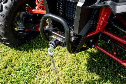 Rough Country 4,500 LB Winch Mount Kit for Honda Talon - Bolt-On Plate with RS4500S UTV Winch & Synthetic Rope