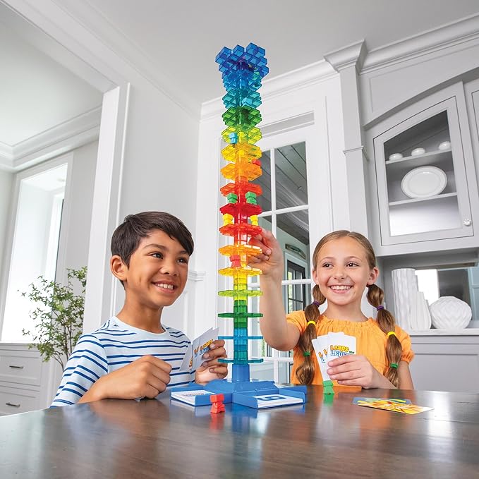 MindWare Leaps and Ledges Strategy Game - Ages 8+ - Fun Party Game and Family Game Night Activity for Kids Teens and Adults - 2 to 4 Players