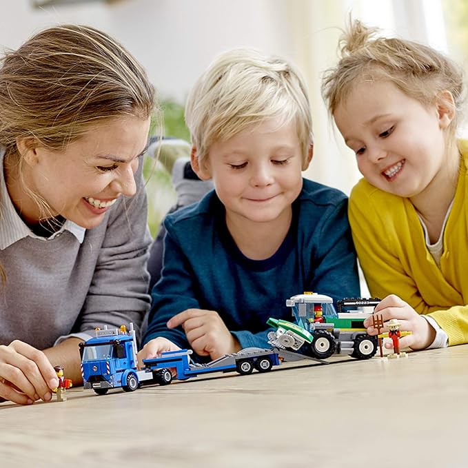 LEGO City Great Vehicles Harvester Transport 60223 Building Kit (358 Pieces)