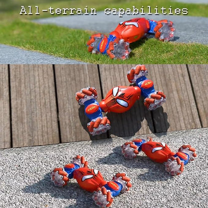 ATHLERIA Spider Gesture Sensing RC Stunt Car Toys for Boys Age 8-13Hand Remote Control CarsDrift Rc Car with LightsTwistEaster Chritmas Birthday Gift Ideas for Boy Girls Kids 678910+ Year