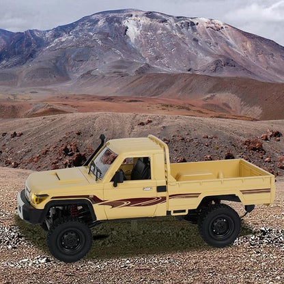 MN82 RC Rock Crawler 2.4Ghz Toyota Remote Control Truck 4WD 2 Speeds Switch RC Crawler Off-Road Pick-up with 2 Upgraded 1200mah Battery 1/12 Scale Trucks (with Gift)