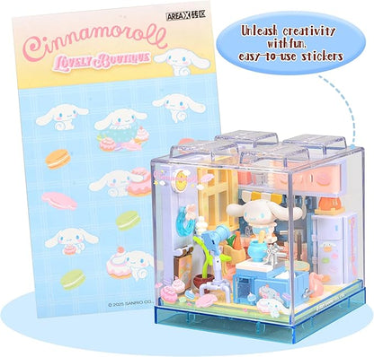 Cute Building Bricks Blocks Toys Miniature Sets with Transparent Display Fun Toy Collectible Gift for Fans Girls Birthday Party Supply Decorations Room Décor Plush Stickers Stuff Age 3 4 5 6