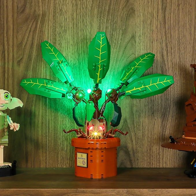 BRIKSMAX Light Kit for Lego-76433 Mandrake Plant- Compatible with Lego Harry Potter Building Set- Not Include Lego Set