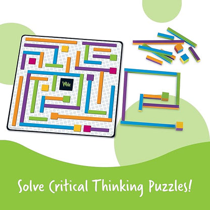Learning Resources iTrax Critical Thinking Game - 69 Pieces Ages 6+ Brainteaser Games for Kids Develops Critical Thinking Skills Board Games