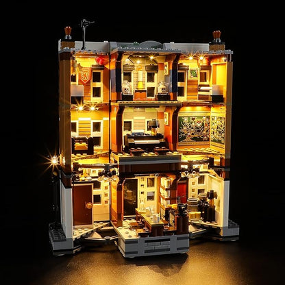 LED Light Kit Compatible with Lego 12 Grimmauld Place - Lighting Set for 76408 Building Model (Model Set Not Included)