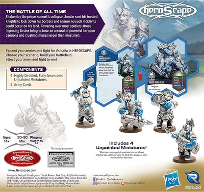 Renegade Game Studios Heroscape Age of Annihilation Knight Primus Adelbern &amp Ordo Borealis Army Expansion Board Game