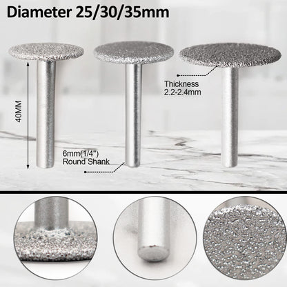 SHDIATOOL Diamond Tile Drill Bits Kit 12pcs, Porcelain Hole Saw Sets, Core Bits Cutter for Drilling Ceramic Marble Granite (6/6/8/20/25/35/50/20MM/2/SDS/HEX/4.5“)