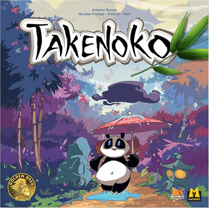 Takenoko Board Game - Bamboo Garden Strategy Game with Panda Miniatures Fun Family Game for Kids &amp Adults Ages 8+ 2-4 Players 45 Minute Playtime Made by Surfin' Meeple