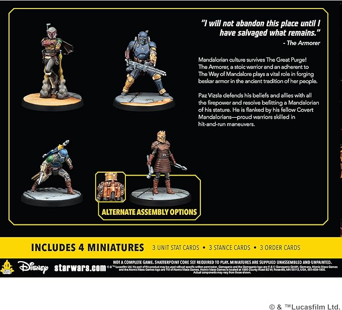 Star Wars Shatterpoint This is The Way Squad Pack - Tabletop Miniatures Game Strategy Game for Kids and Adults Ages 14+ 2 Players 90 Minute Playtime Made by Atomic Mass Games