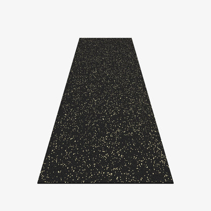 Flooring Inc 1/4" Tough Rubber Flooring Roll | Flexible Recycled Rubber Mats for Home Gym, Sheds, Horse Stall or Trailer | Heavy Duty Rubber Mat - 4'x10' - Tan