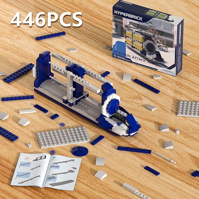 Droid Army Compatible with Lego Platoon Attack Craft Building Set with 33 Battle Droids &amp 1 Pilot Droid Battle Pack Toy Gift for Star Fans Boys Kids Ages 6+ (Upgrade Version)