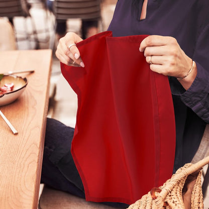 Utopia Home Red Cloth Napkins (12 Pack, 17x17 Inches), Ideal Dinner Napkins for Party, Wedding and Lunch/Dinner