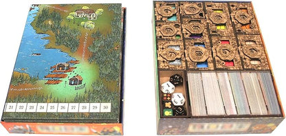 TowerRex Organizer for Root Board Game and Underworld Riverfolk Marauder Clockwork Expansions Storage Insert Accessories Upgrade