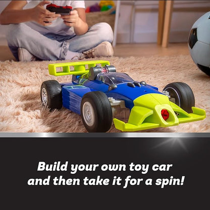 Driven by Battat - Take-Apart RC Race Car - Lights &amp Sounds Remote Controlled Race Car - Remote Control Toy for Toddlers Kids - STEM Set - 3 Years +