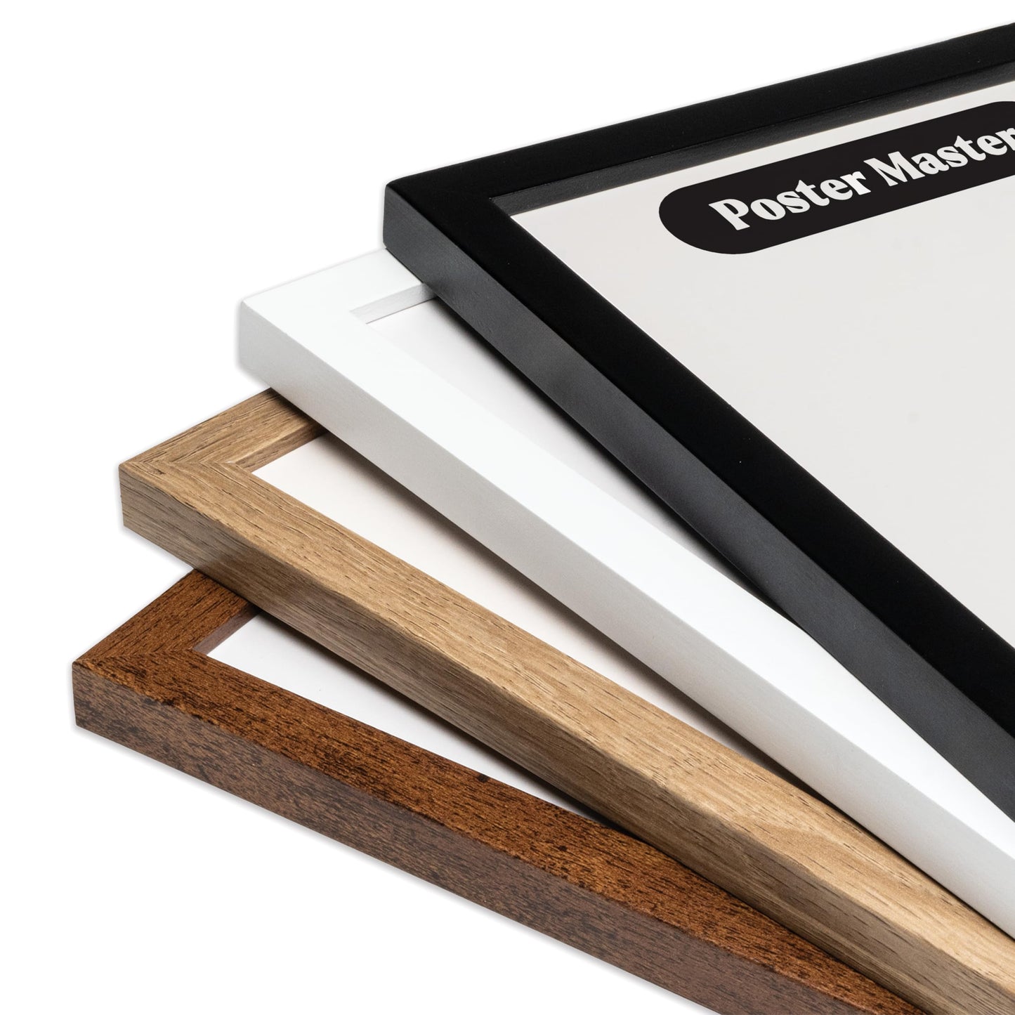 Poster Master 16"x20" Black Wood Frames – 16x20 Poster Frames – Frame for Wall Art – Display for Print – 16 by 20 Wood Border – Art Holder 16x20 – Wood Artwork-Sized Holder for Image – Pack of 1