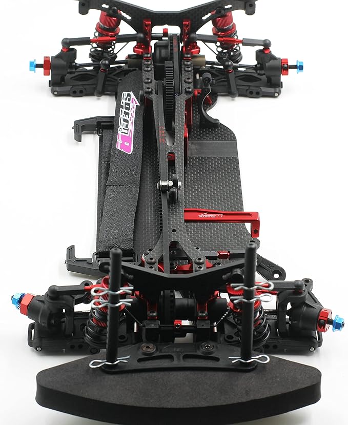 SPEC-R R1 1:10 RC 1/10 4WD Electric Touring Car Carbon Fiber Main Chassis Frame (Assembled)