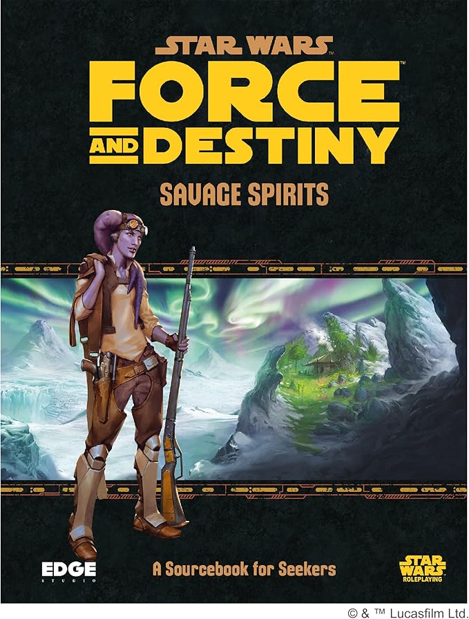 EDGE Studio Star Wars Force and Destiny Game Savage Spirits ExpansionRoleplaying Game Strategy Game for Adults and Kids Ages 10+2-8 Players Average Playtime 1 HourMade