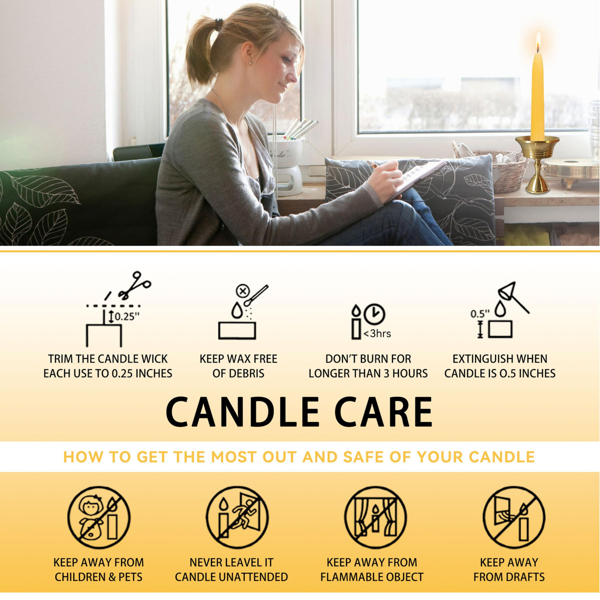 20 Min Beeswax Meditation Candles – 30 Pack, Includes Mini Candle Holder & 12 Wax Dots, Slow Burn, Natural Unscented, Yoga Prayer Mindfulness & Relaxation