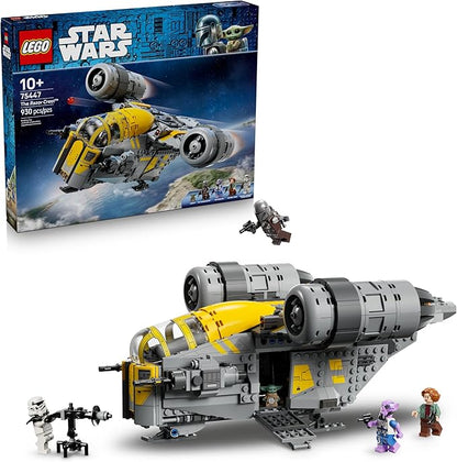 LEGO Star Wars: The Mandalorian and Grogu The Razor Crest Building Toy - Build and Display Set for Boys &amp Girls Ages 10+ - Star Wars Gifts for Birthdays &amp Fans - 75447