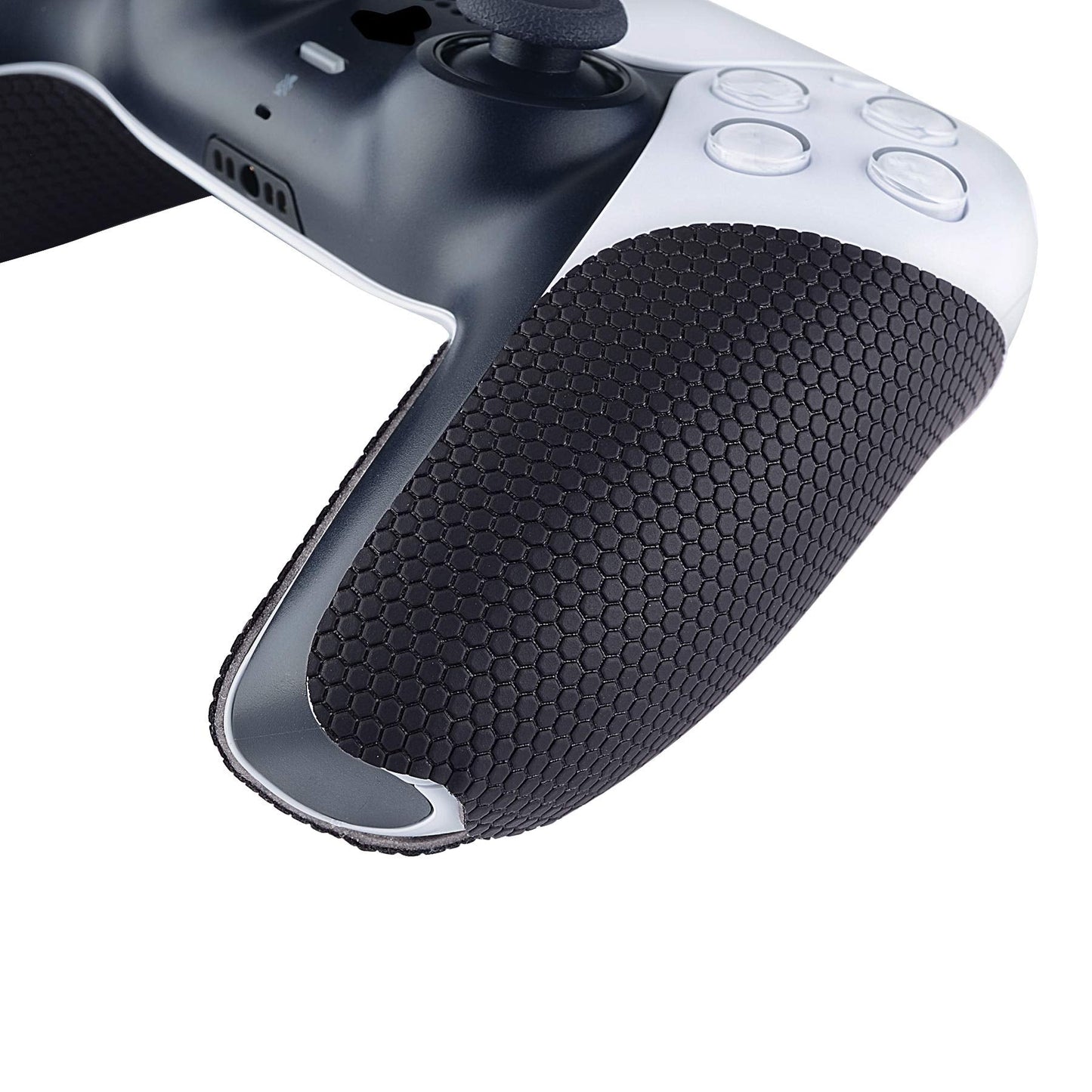 eXtremeRate PlayVital Anti-Skid Sweat-Absorbent Controller Grip for ps5, Professional Textured Soft Rubber Pads Handle Grips for ps5 Controller