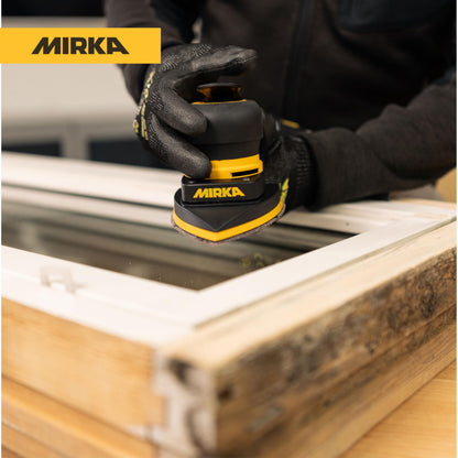 Mirka DEOS II Delta 663X Orbital Sander 4"x6"x6" Triangle Detail Sander, 3mm Orbit, Brushless Motor, Low Vibration, Dust-Free Corner Sander for Woodworking, Drywall, Painting & Furniture
