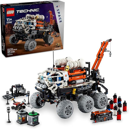 LEGO Technic Mars Crew Exploration Rover Building Toy - Build &amp Display for Room Decor - Gift for Christmas - Set for Boys &amp Girls Ages 11+ Years - 42180