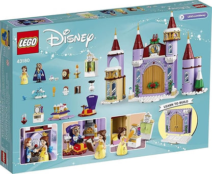 LEGO Disney Belle’s Castle Winter Celebration (43180) Disney Princess Building Kit Makes a Great Birthday for Kids who Love Disney’s Beauty and The Beast (238 Pieces)