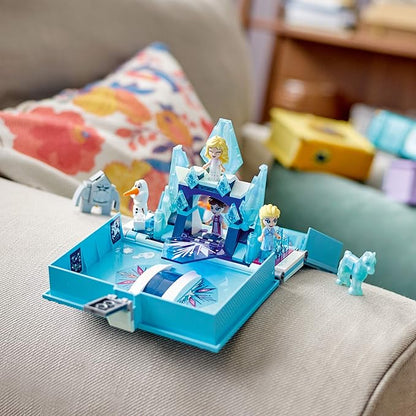 LEGO Disney Frozen 2 Elsa and The Nokk Storybook Adventures Building Toy 43189 Movie-Inspired Frozen Toy Set Gift Idea for Kids Boys Girls Age 5+ Portable Travel Toy with Micro Dolls and Olaf Figure
