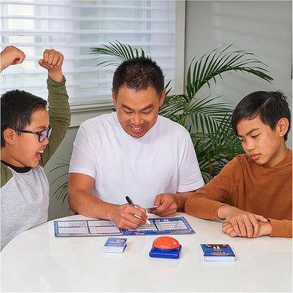 Spin Master Family Feud Big Buzzer Game Amazon Exclusive “Buzz in” with The Electronic Buzzer Board Game for Hilarious Family Fun Ages 8 and up