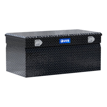 UWS EC20252 48-Inch Gloss Black Heavy-Wall Aluminum Truck Storage Box, RigidCore Lid