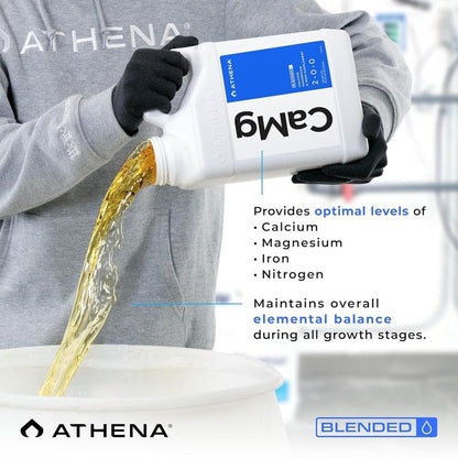 Athena Blended CaMg | Calcium & Magnesium Supplement for Plants | Cal Mag Fertilizer | NPK 2-0-0 | 32 Ounce