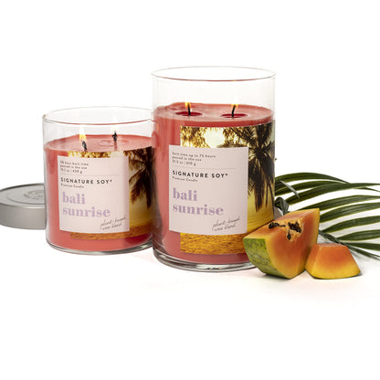 Signature Soy Lidded Bali Sunrise Scented Candle Large Jar
