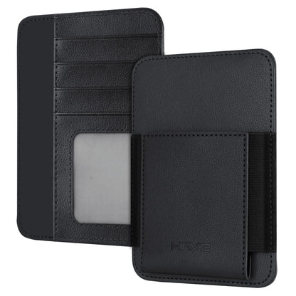 HiWe Passport Holder for Travel, Minimalist RFID Passport Holder, Leather Passport Wallet Cover Case for Men & Women, ID Window, Black