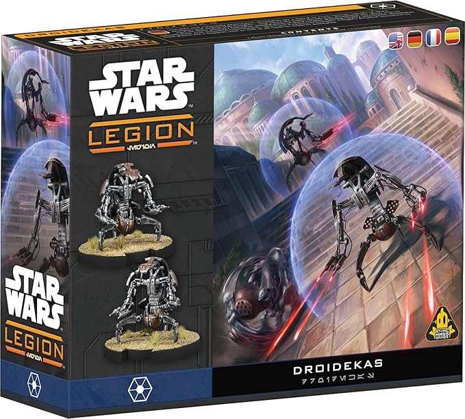 Asmodee Star Wars: Legion Droidekas Unit Expansion - Tabletop Miniatures Game Strategy Game for Kids and Adults Ages 14+ 2 Players 90 Min Playtime