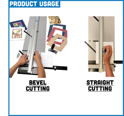 Authentic Logan Brand 750-1 Simplex Elite 40" Capacity Board Mounted Mat Cutter Used to Cut Mat Board, 8ply Mats, Acrylic Plexi Glass, Paper, Glass and Foamboard for Picture Framing