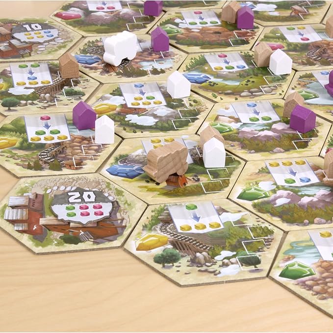 Century Golem Edition Eastern Mountains Board Game - Return to Carvania for Crystal Trading Adventures! Strategy Game for Kids &amp Adults Ages 8+ 2-4 Players 30-45 Min Playtime Made by Plan B Ga