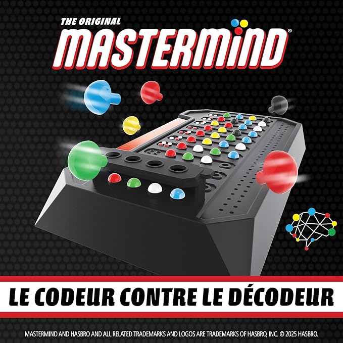 Goliath - Mastermind Classic Game for 2 Persons Board Game from 8 Years Classic Board Game for the Game Collection Strategic Game for Children and Adults