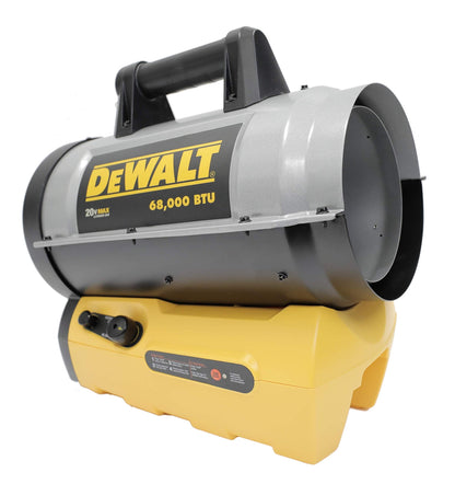 DEWALT 68000 BTU/H 1700 SQ FT Forced AIR Propane Heater