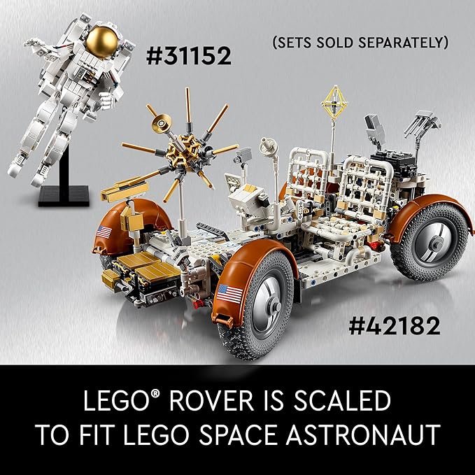 LEGO Creator 3 in 1 Space Astronaut Toy Building Set Transforms from Astronaut Figure to Dog to Viper Jet Space-Themed Gift Idea for Boys and Girls Ages 9 Years Old and Up 31152