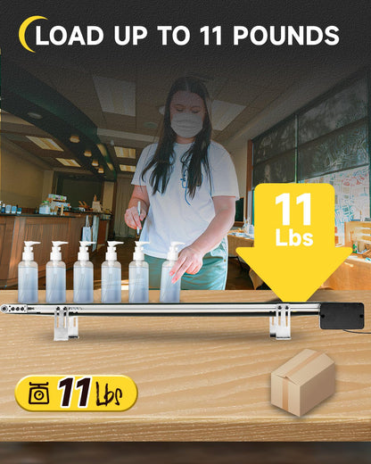 Moonshan Belt Conveyor 39 inch Conveyor Desktop Version Step-Less Speed Adjustment PVC Belt Conveyor for Packaging Factory, Production Line, Home