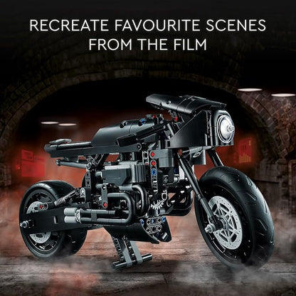 LEGO Technic The Batman – BATCYCLE Set 42155 Collectible Toy Motorcycle Scale Model Building Kit of The Iconic Super Hero Bike from 2022 Movie
