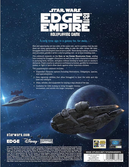 Asmodee Star Wars: Edge of The Empire Roleplaying Game Fly Casual SOURCEBOOK - New Ships Equipment Talents &amp Jobs RPG for Kids &amp Adults Ages 14+ 3-5 Players