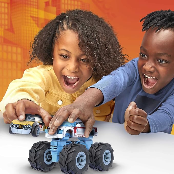 MEGA Hot Wheels Collectible Vehicle Building Toy Car Rodger Dodger 2 Micro Action Figure Drivers and Deluxe Features for Fans and Collectors